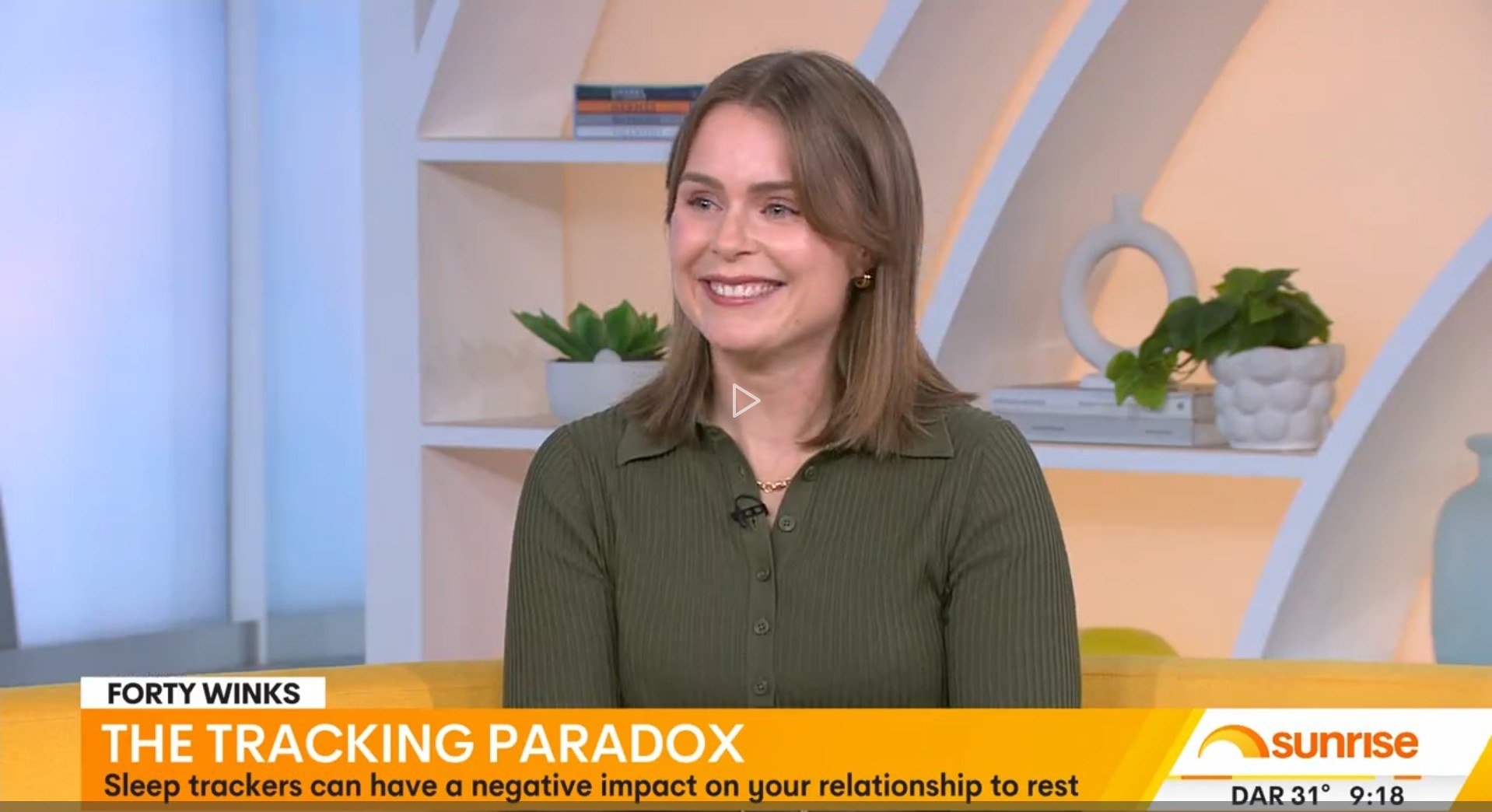 Dr Amelia Scott on Sunrise, Channel 7